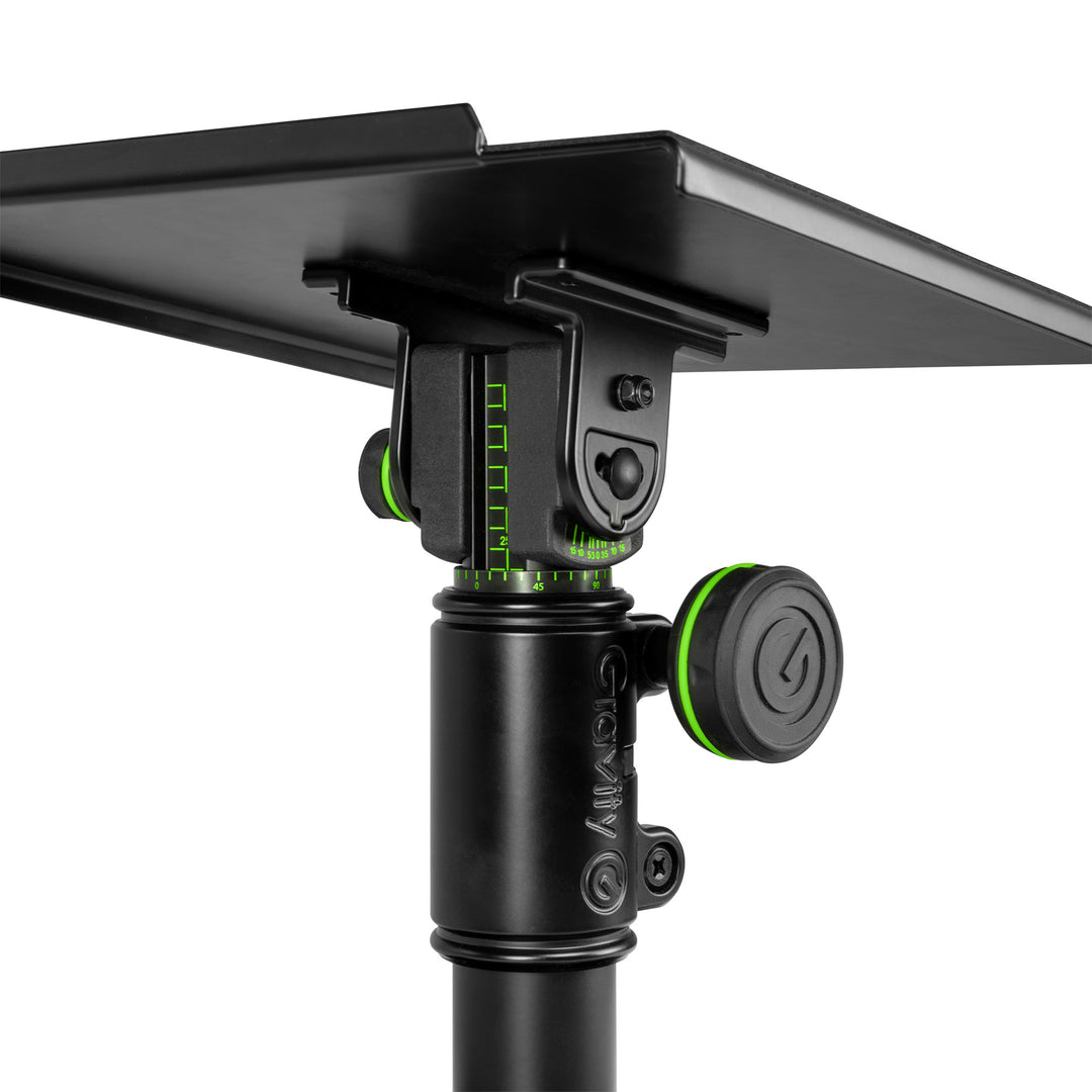 Gravity SP 3102 TM - Joustava studiomonitoritelinestand kiinnikkeellä pöytään