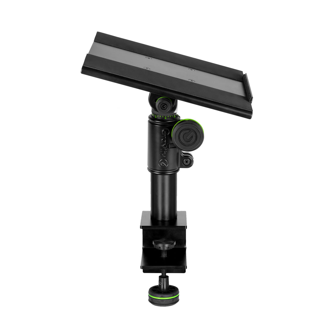 Gravity SP 3102 TM - Joustava studiomonitoritelinestand kiinnikkeellä pöytään