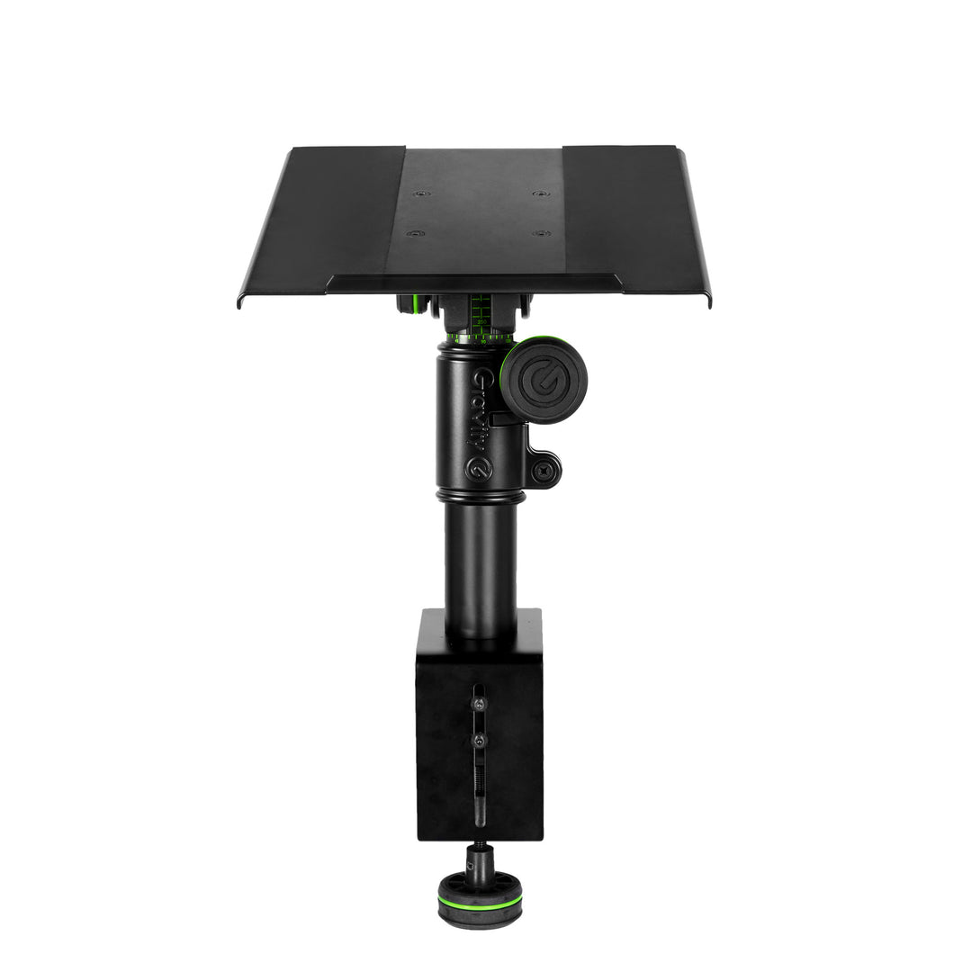 Gravity SP 3102 TM - Joustava studiomonitoritelinestand kiinnikkeellä pöytään