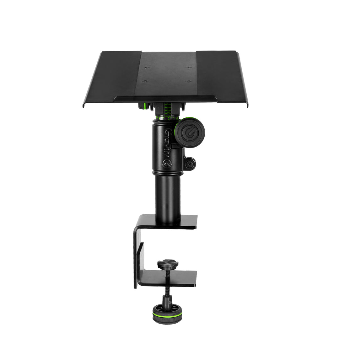 Gravity SP 3102 TM - Joustava studiomonitoritelinestand kiinnikkeellä pöytään