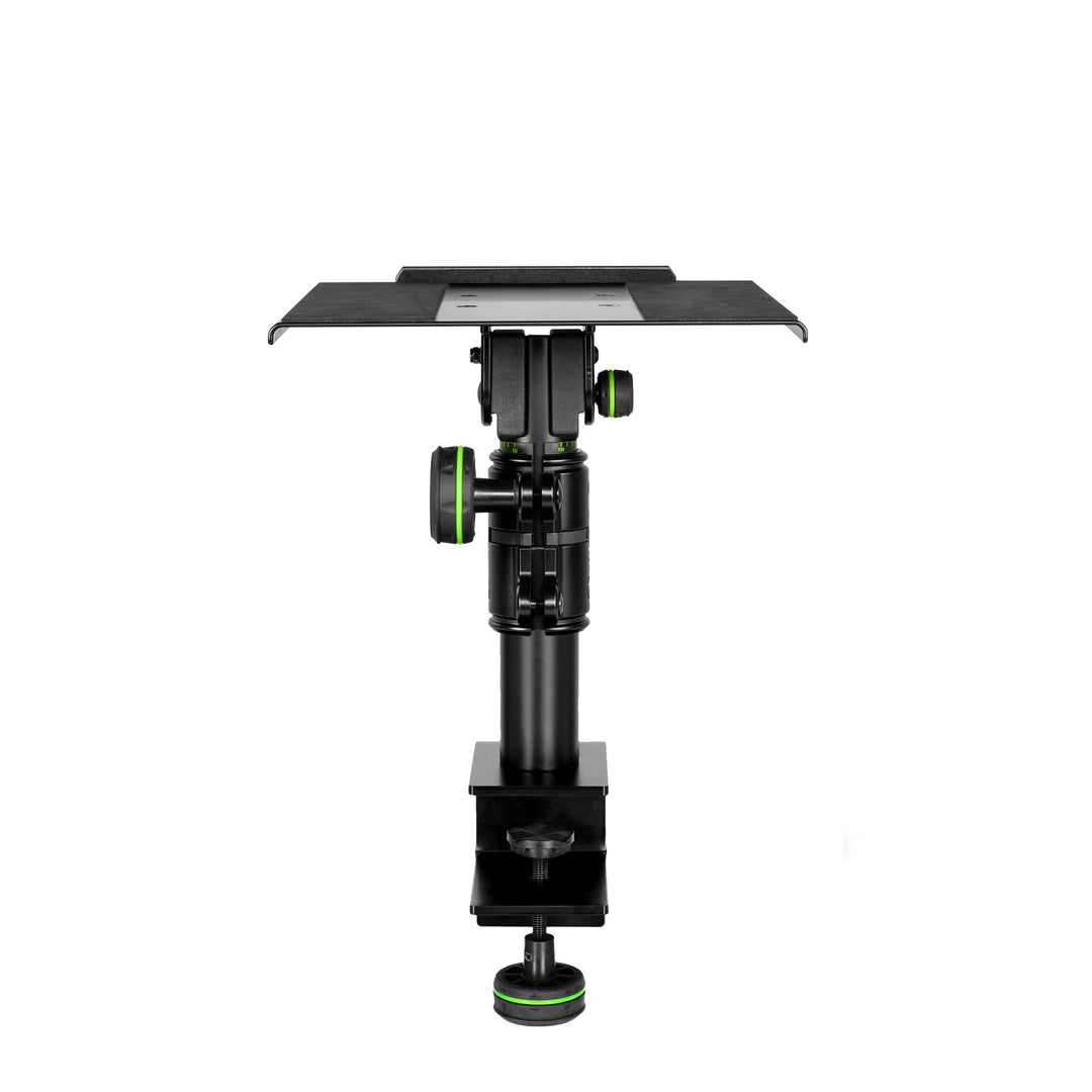Gravity SP 3102 TM - Joustava studiomonitoritelinestand kiinnikkeellä pöytään