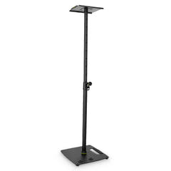 Gravity SP 3202 CS B – kaiutinteline studiomonitoreille, neliönmuotoinen teräsjalusta