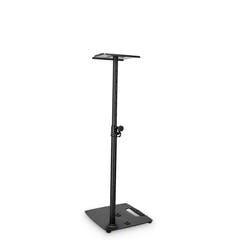 Gravity SP 3202 CS B – kaiutinteline studiomonitoreille, neliönmuotoinen teräsjalusta