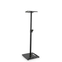 Gravity SP 3202 CS B – kaiutinteline studiomonitoreille, neliönmuotoinen teräsjalusta