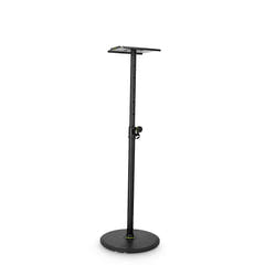Gravity SP 3202 LR B - Teline studiomonitorikaiuttimelle suurella pyöreällä jalustalla