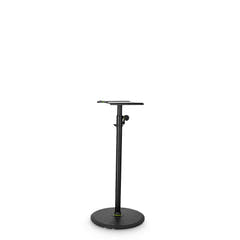 Gravity SP 3202 LR B - Teline studiomonitorikaiuttimelle suurella pyöreällä jalustalla