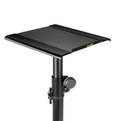 Gravity SP 3202 LR B - Teline studiomonitorikaiuttimelle suurella pyöreällä jalustalla