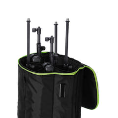 Gravity TBG MS 6 B - Touring transporttipussi jopa kuudelle mikrofonitelineelle, pyörillä
