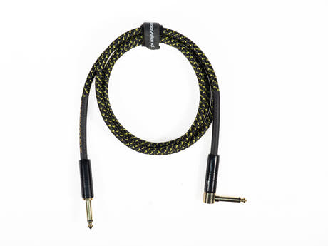 Grooveland Tweed Kulma Kitarakaapeli (1,5m - Musta)