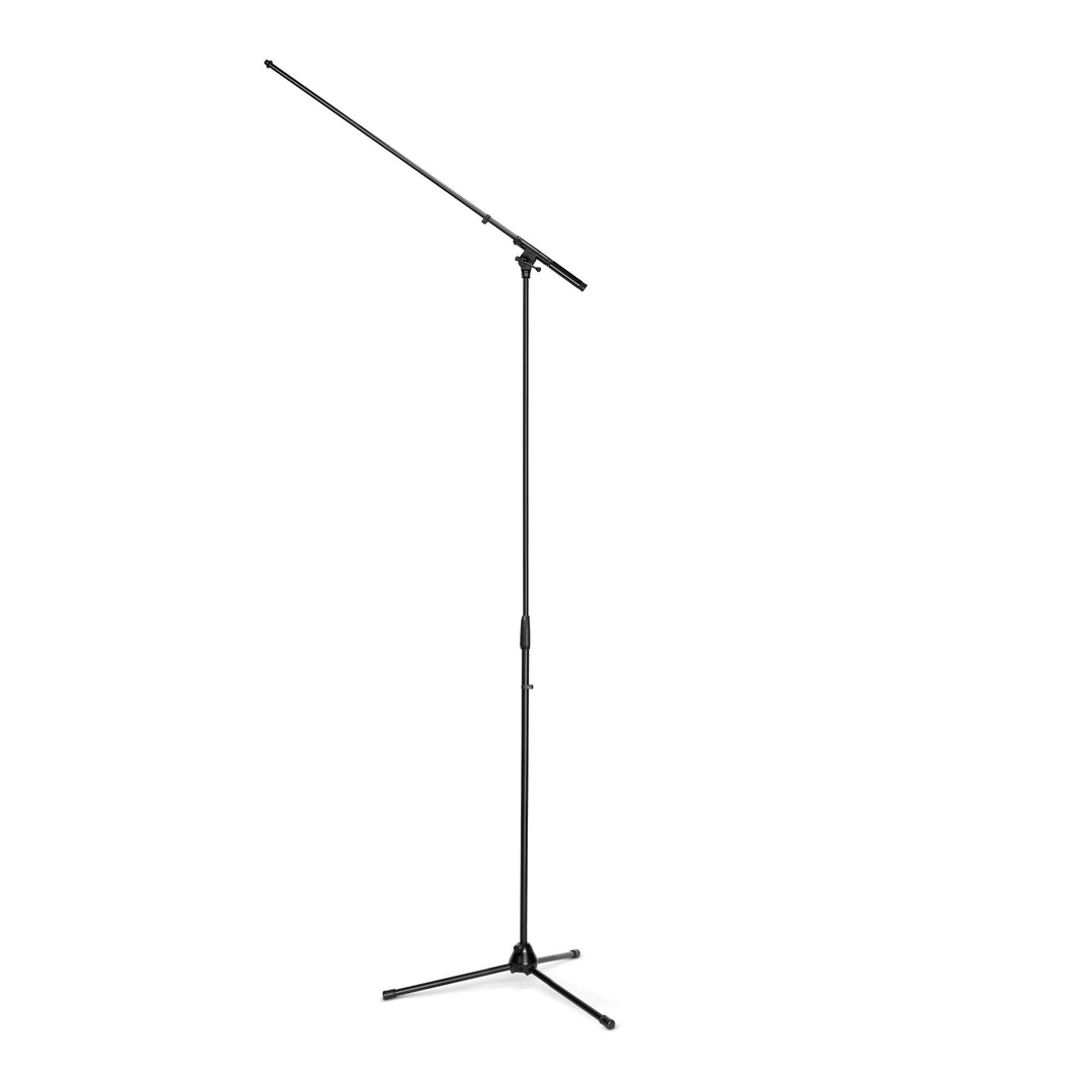 Gravity TMS 4321 OH B - Overhead-mikrofonistand kiertuekäyttöön, ekstraleveä taittuva kolmijalkateline ja erittäin pitkä boom-vara