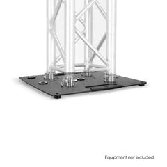 Gravity TWB 431 T B - Monitoiminen neliömäinen terästeline-tourbase, jossa mahdollisuus truss-kiinnitykseen