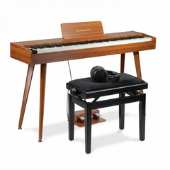 Grooveland DDP-140 sähköpiano (Tumma) Bundle