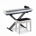 Grooveland P450 Sähköpiano (Valkoinen) – Täydellinen paketti