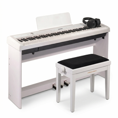 Grooveland P22 Täydellinen pianopaketti (Valkoinen)