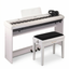 Grooveland P22 täydellinen Piano Pack, Valkoinen