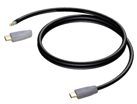 ProCab HDMI kabel, 1 ende u/stik 15 meter