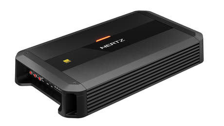 HERTZ 4-kanavainen autokäyttöön tarkoitettu D-luokan vahvistin (4x125W)