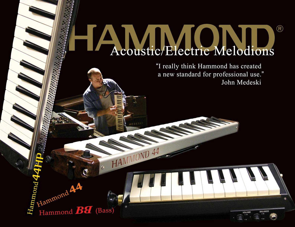 Hammond PRO-44HP V2 High Power Melodica (musta)