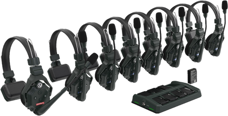 Hollyland Solidcom C1 Full Duplex Langaton Intercom Järjestelmä 8 headsets