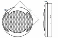 BLAUPUNKT ICx 542 2-tie Autokaiuttimet (13 cm, 5,4")