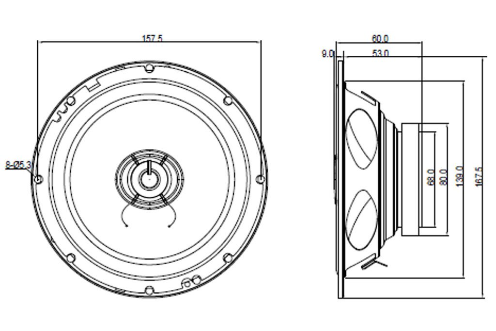 BLAUPUNKT ICx 662 2-tie autokaiuttimet (17 cm, 6.5")