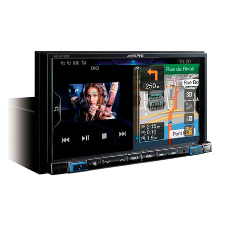Alpine INE-W720D 2-DIN-multimedianavigaattori