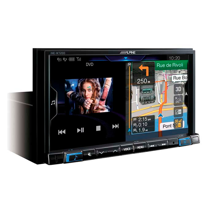 Alpine INE-W720D 2-DIN-multimedianavigaattori