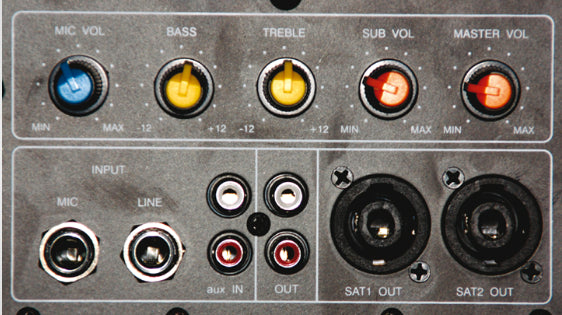 Ibiza 15" aktiivinen subwoofer 800 wattia