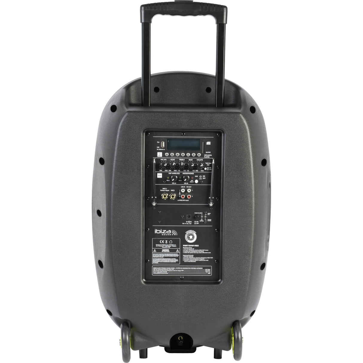 Ibiza PORT15VHF-MKII-TWS Kannettava kaiutin (800W)