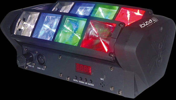 Ibiza Mini Spider RGBW