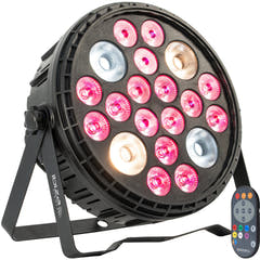 Ibiza XL RGBW+WWCW PAR-valaisin (16x6 + 4x30W)