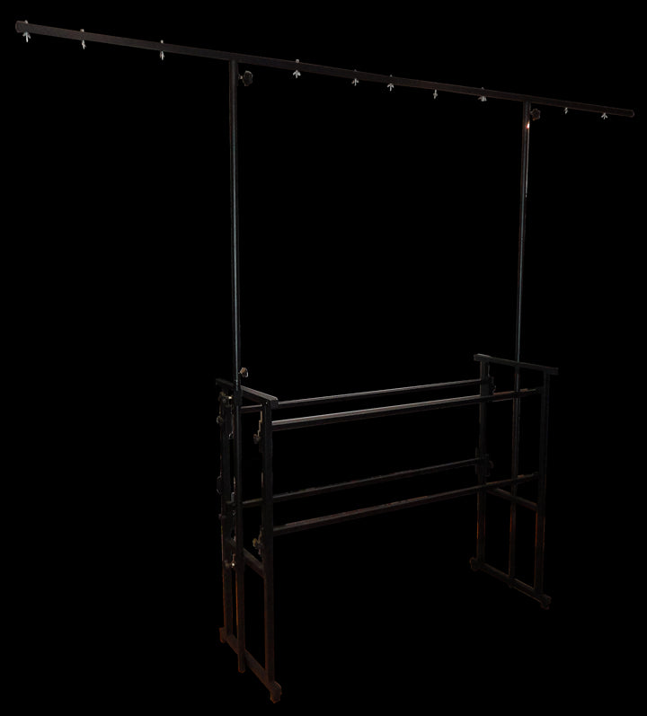 Ibiza ammattimainen DJ teline valopuomilla