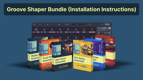 Groove Shaper (Plugin) + laajennuspaketit Bundle