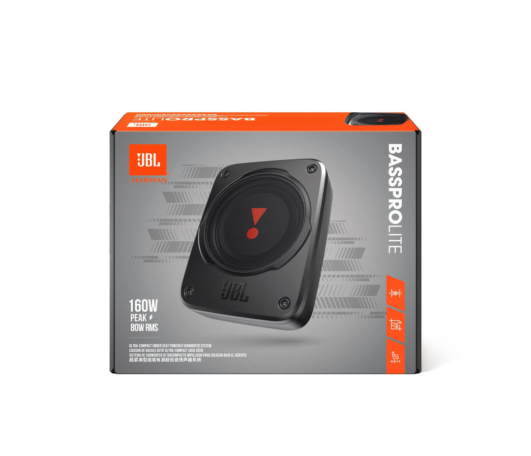 JBL BassPro Lite aktiivinen 7" istuimen alle asennettava subwoofer