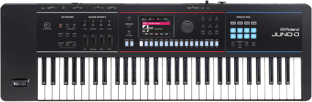 Roland JUNO-D6 Kosketinsoittimet Synteettisäveltäjä