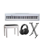 Grooveland P450 sähköpiano (Valkoinen) Täydellinen paketti