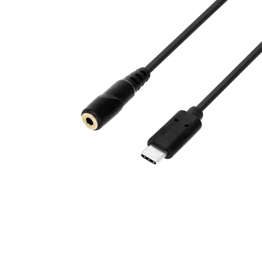 USB-C adapterikaapeli 3,5 mm naaras miniplugi 0,2 m