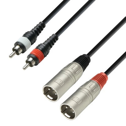 3 Star XLR Uros Phono Stereokaapeli