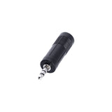 Sovitin Audio Connector 6.3mm Stereo Jack Female - 3.5mm Stereo Jack -liittimeen.