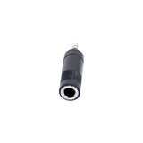 Sovitin Audio Connector 6.3mm Stereo Jack Female - 3.5mm Stereo Jack -liittimeen.