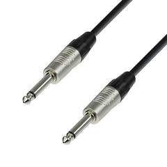 Adam Hall Cables 4 Star Serie - Instrumenttikaapeli REAN 6.3 mm Jack mono to 6.3 mm Jack mono 3 m