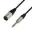 Signaalikaapeli XLR Uros 6.3 mm Mono Jack 