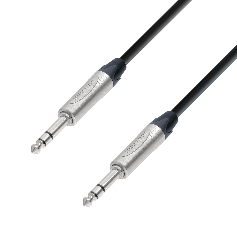 Adam Hall Cables 5 STAR BVV 1000 - Tasapainotettu kaapeli | Neutrik® jack TRS | 10 m