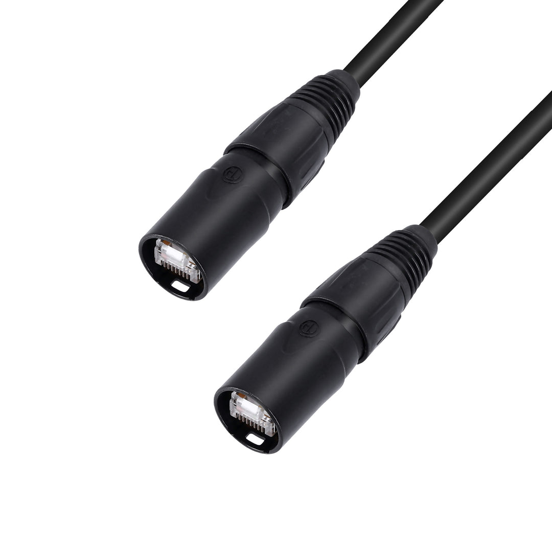 Adam Hall Cables 5 STAR ECON CAT6 10 m - Tietolitinkaaapelt | Kat.6a (S/FTP) Neutrik etherCON® | 10 m