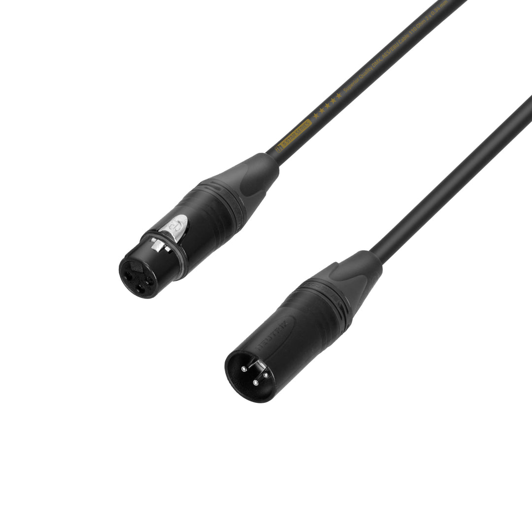 Adam Hall Kaapelit 5 STAR DMF 0750 - DMX-kaapeli | Neutrik® XLR 3-polet | 7,5 m