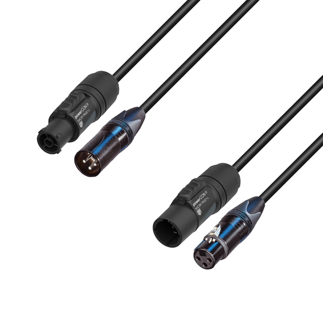 Adam Hall-kabler 5 STAR H TCON A 1000 - Hybridikaapeli audio | Neutrik® XLR x TRUE1® | 10 m