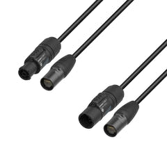Adam Hall Cables 5 STAR H TCON N 0150 - Hybridikaapeli verkkoon | Neutrik etherCON® x TRUE1® | 1,5 m