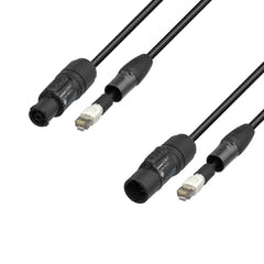 Adam Hall Cables 5 STAR H TCON N 0150 - Hybridikaapeli verkkoon | Neutrik etherCON® x TRUE1® | 1,5 m