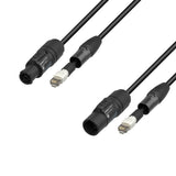 Adam Hall Cables 5 STAR H TCON N 0150 - Hybridkabel til netværk | Neutrik etherCON® x TRUE1® | 1,5 m