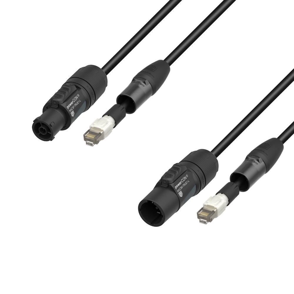 Adam Hall Cables 5 STAR H TCON N 0500 - Hybridikaapeli verkkoon | Neutrik etherCON® x TRUE1® | 5 m